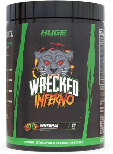 Miniatura 7 de Wrecked Inferno - Pre-entrenamiento termogénico para hombres y mujeres, aumenta la energía, aumenta la termogénesis y el metabolismo, mejora