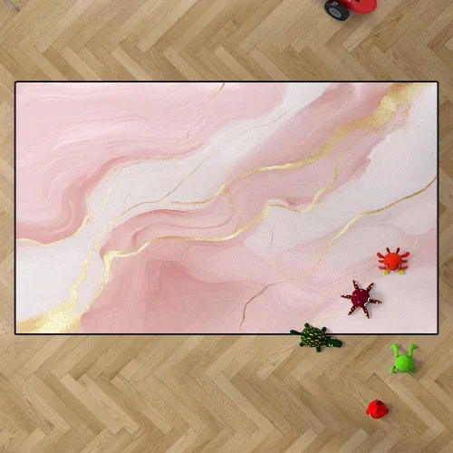 Miniatura 50 de TOMWISH - Alfombra abstracta pintada a mano en blanco y negro con pintura dorada, sala de estar, dormitorio, decoración de suelo, alfombra