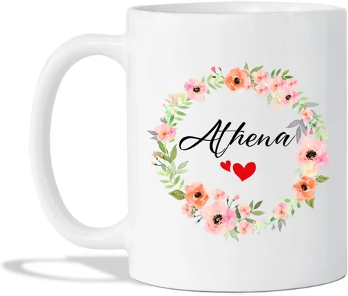 Miniatura 12 de Taza de café personalizada de cactus, taza de flores de cactus con nombre, taza de té de cactus, taza de cerámica con nombre personalizado, regalos
