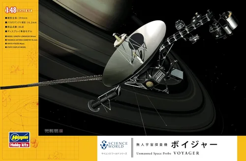 Miniatura 5 de Hasegawa Kit modelo de sonda espacial no tripulada Voyager a escala 1:48