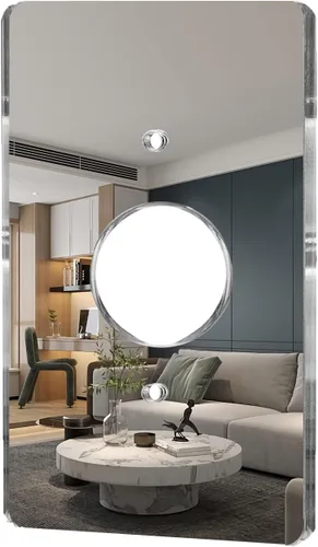Miniatura 11 de 1 Pieza Placa de Interruptor de Luz con Espejo, Cubierta de Salida de Pared Decorativa de Acrílico, Placas de Interruptor de Espejo, Placas de Pared