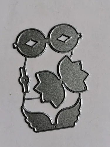 Miniatura 4 de Troqueles de corte de ángel con arco de mariposa, troqueles de corte de metal DIY Scrapbooking Artist para álbumes de recortes, papel