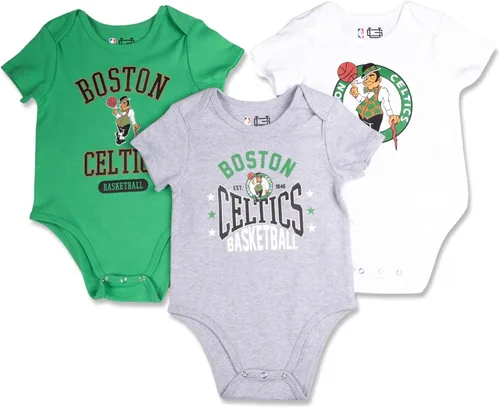 Miniatura 8 de Ultra Game Conjunto de cuerpo para bebé de la NBA oficial para jóvenes, súper suave, de algodón, paquete de 3 Creeper
