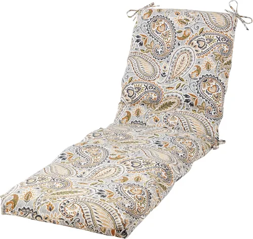 Miniatura 65 de Cojín reversible para silla de descanso para exteriores, color blanco tropical