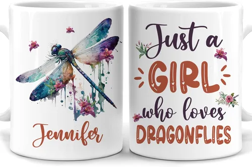 Miniatura 11 de Hyturtle Regalos personalizados para amantes de las abejas, taza de café de cerámica con nombre personalizado de 11 onzas, idea de regalos lindos