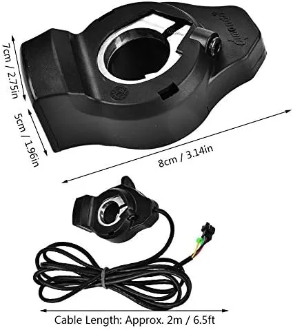 Miniatura 6 de Acelerador, Scooter Pulgar Acelerador con 4 Cables 12V - 99V para Scooter Eléctrico Motocicleta Moto