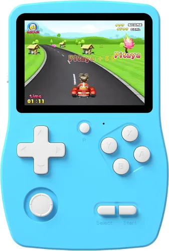 Juegos de mano de 32 bits para niños precargados 139 videojuegos, reproductor de videojuegos portátil con pantalla IPS de 3.0 pulgadas y batería
