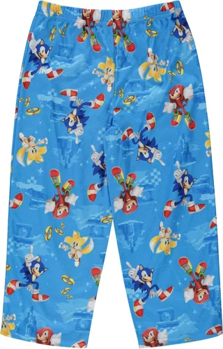 Miniatura 6 de Sonic The Hedgehog Conjunto de pijama para niño, 2 piezas, abrigo de franela para niños, pijamas a juego con botones, pijamas familiares de Navidad