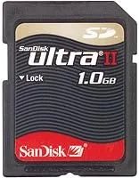 SanDisk SDSDH-1024-901 Tarjeta de memoria digital segura Ultra II de 1 GB (paquete al por menor)