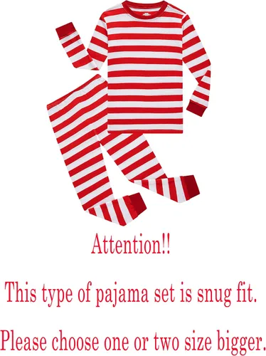 Miniatura 2 de Family Feeling - Conjunto de pijama de manga larga, diseño 100% de algodón, para niños pequeños