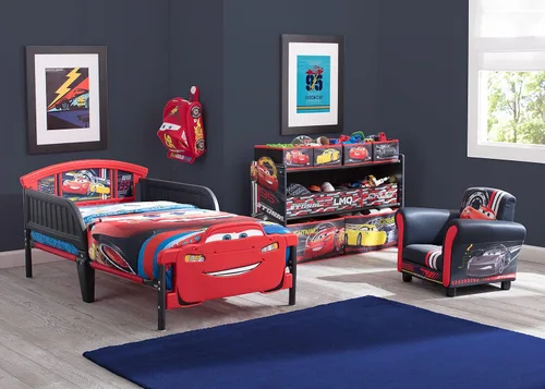 Miniatura 6 de Delta Children Cama para niños pequeños con pie de cama 3D, Disney/Pixar Cars 3