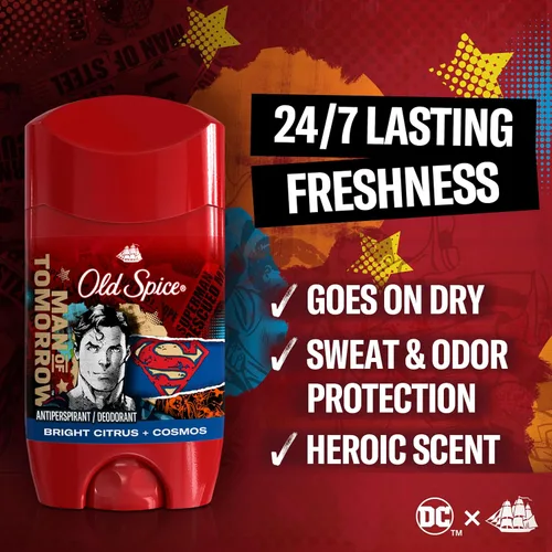 Miniatura 2 de Old Spice Antitranspirante y desodorante para hombres, frescura 24/7 y aroma duradero, protección duradera 24/7 contra el sudor y el olor, huele