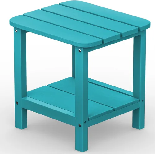 Miniatura 17 de SERWALL Mesa Adirondack de exterior - Mesa auxiliar gris