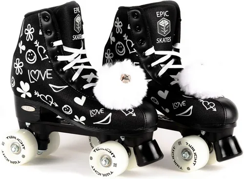 Miniatura 5 de Epic Skates Epic Skates Luv Quad Patines para mujer, negro/blanco