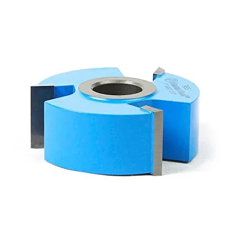 Amana Tool - 955 - Fresadora de carburo con punta de 3 alas rectas de borde de 2-5/8 de diámetro x 1 x 1/2 y 3/4 de perforación