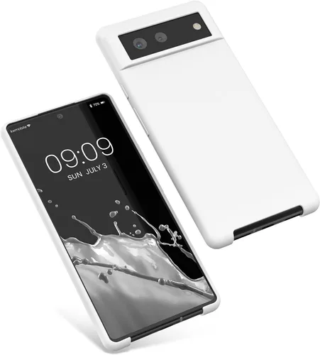 Miniatura 362 de kwmobile Funda Compatible con Google Pixel 6 Pro - Funda de teléfono de silicona TPU con acabado suave - Azul Arrecife