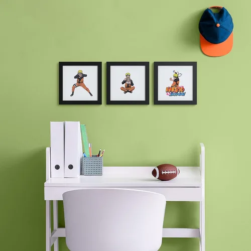 Miniatura 8 de Gallery Pops Naruto Shippuden - Arte de pared Jiraiya, versión enmarcada negra, 12 x 12 pulgadas