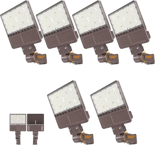 Miniatura 41 de Luz LED de estacionamiento de 150 W, 120 W, 90 W, ajustable, con certificación UL, 5700 K, 5000 K, 4500 K, sintonizable, 22500 lm luz comercial