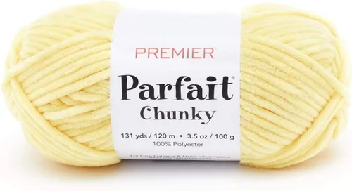 Premier Parfait Hilo Grueso - Súper Voluminoso para Tejer y Hacer Ganchillo, Chenilla, Sunshine