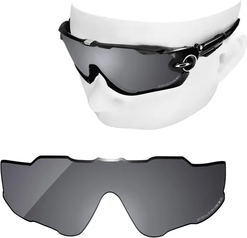 Miniatura 2 de OOWLIT Lentes de repuesto compatibles con Oakley Jaw-breaker OO9290 Sunglass, Cromo oscuro.