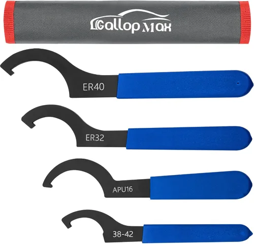 Miniatura 7 de Juego de 4 Piezas de Llaves Universales para Coilover, Llaves de Amortiguador Ajustables para Ajustes de Coilover de la Mayoría de Automóviles