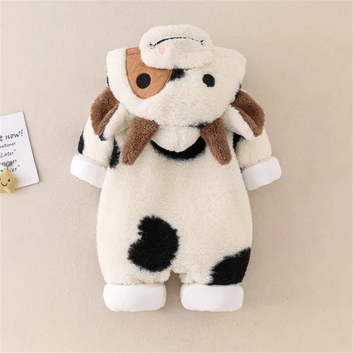 Miniatura 6 de Tempura Mameluco unisex de forro polar grueso para bebé