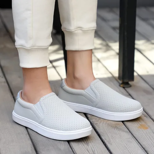 Miniatura 7 de STQ Zapatos sin cordones para mujer, cómodos mocasines de otoño, zapatos deportivos casuales de negocios suaves