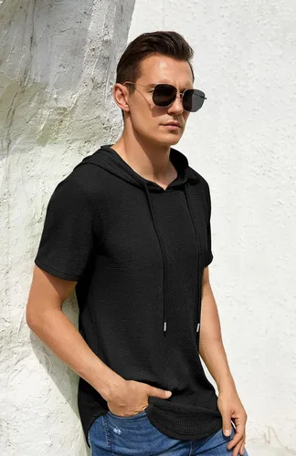 Miniatura 5 de Sailwind Sudadera ligera con capucha de punto gofre para hombre