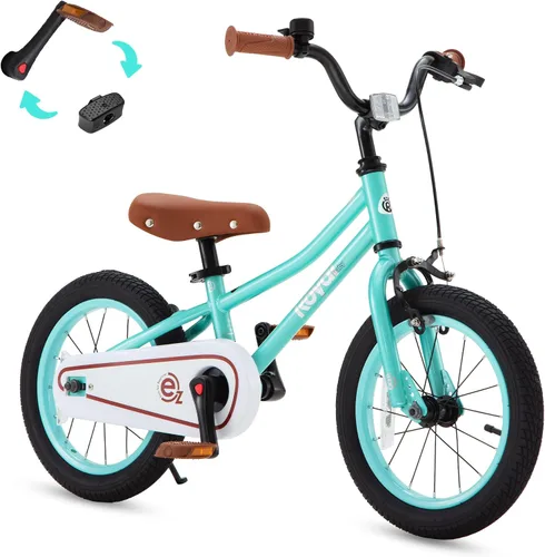 Miniatura 7 de RoyalBaby - Bicicleta para niños, Terra EZ, bicicleta convertible de equilibrio a pedal, 14, 16 y 18 pulgadas, fácil de aprender a equilibrar