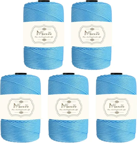 Miniatura 22 de Cordón de macramé premium de poliéster 3 mm × 218 yardas, cordón de macramé 100% polipropileno de 3 mm, ideal para crochet, colgadores de pared, 30