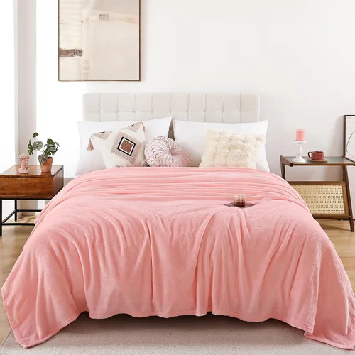 Miniatura 19 de Manta de Forro Polar Negro para Sofá, Silla, Sillón, Suave, Cálida, Mullida y Acogedora para Mujeres y Hombres, 300GSM Decoración de Habitación