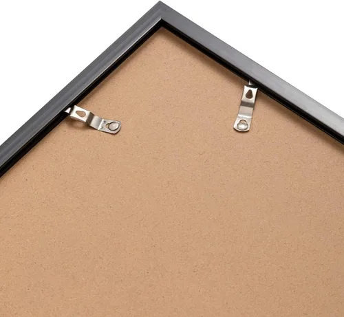 Miniatura 5 de eletecpro Marcos de discos de vinilo de 7 x 7 pulgadas para galería, decoración de pared negra resistente y ligera, marcos LP fáciles de colgar, se