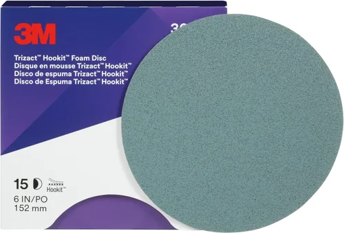 Miniatura 2 de 3M (30662) Hookit Trizact 6" 5000 disco de espuma tipo Grit