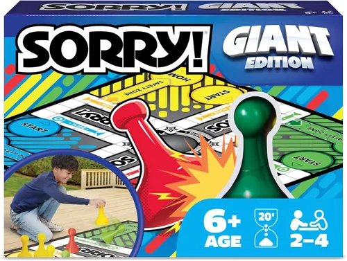 Miniatura 13 de Spin Master Games, Clue Giant Edition, juego familiar para diversión en interiores y exteriores con tablero grande de gran tamaño, para familia