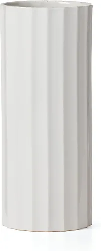 Lenox 895081 French Perle Florero Cilíndrico Festoneado