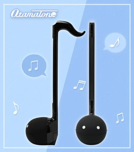 Miniatura 2 de Otamatone Negro Japonés Instrumento Musical Electrónico Portátil Sintetizador de Música Conjunto Coleccionista Regular + Deluxe
