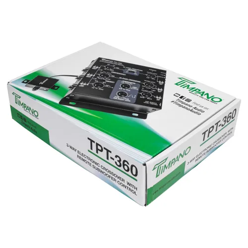 Miniatura 8 de Timpano 3-vías Transmisor electrónico con control remoto de subwoofer y ecualizador TPT-360