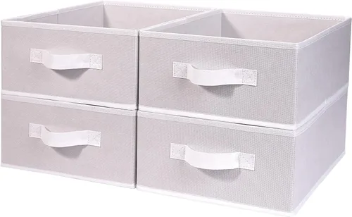 Miniatura 8 de Clothings - Contenedores de almacenamiento plegables, organizadores plegables y cestas de almacenamiento, cubo de almacenamiento para dormitorio