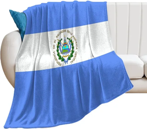 Miniatura 16 de Manta con la bandera de Nicaragua, manta suave y ligera, colcha duradera para decoración del hogar, manta de sofá de 30 x 40 pulgadas
