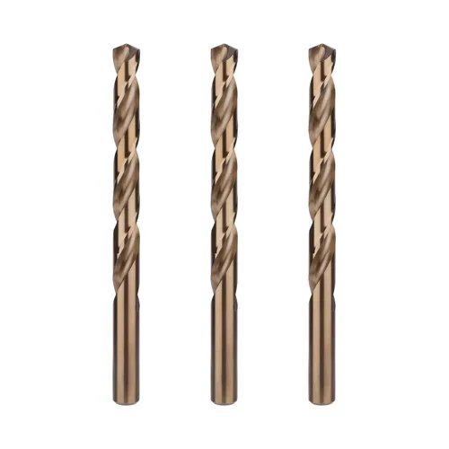Miniatura 8 de Juego de brocas de cobalto de 1/4 de pulgada, brocas helicoidales M35 Jobber, adecuadas para perforar en metal duro, acero inoxidable, hierro