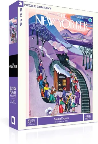 Miniatura 9 de Nueva York Puzzle Company – New Yorker Baby It 's cold outside – rompecabezas de 1000 piezas.
