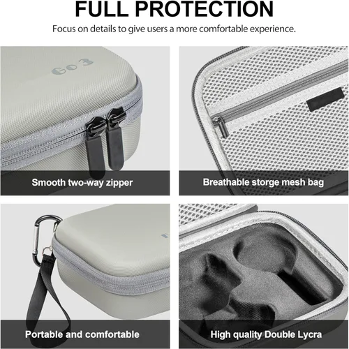 Miniatura 2 de Tomat Funda de transporte para Insta360 GO 3S Action, bolsa de almacenamiento, mini funda protectora compatible con accesorios de cámara de acción