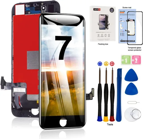 Miniatura 11 de EFAITHFIX para iPhone 8/SE 2020 Reemplazo de pantalla LCD blanca de 4.7 pulgadas, marco de montaje de pantalla táctil 3D, digitalizador con kit