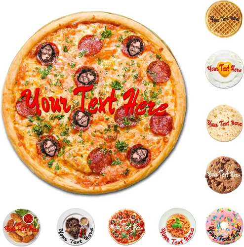 Miniatura 8 de Manta redonda de ramen personalizada con nombre y texto, manta de comida personalizada, regalos novedosos, mantas suaves personalizadas para Manta