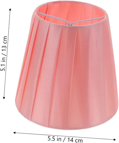 Miniatura 2 de SHERCHPRY 2 piezas de clip para lámpara de repuesto de tela plisada para lámparas de piso de mesa y mesita de noche, accesorio decorativo fácil