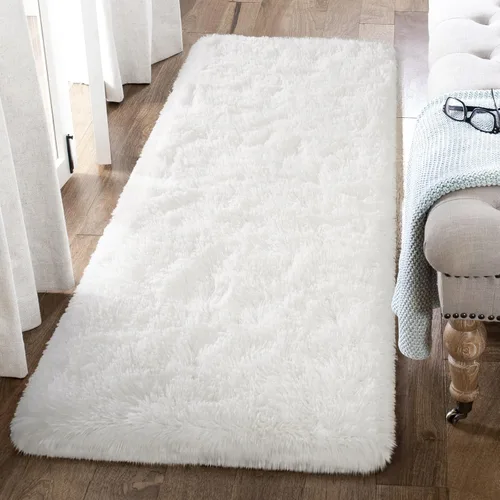 Miniatura 54 de BENRON Alfombras de pasillo esponjosas de 2 x 4 pies, suaves y largas para dormitorio, pasillo, entrada, cocina, alfombra lavable para decoración