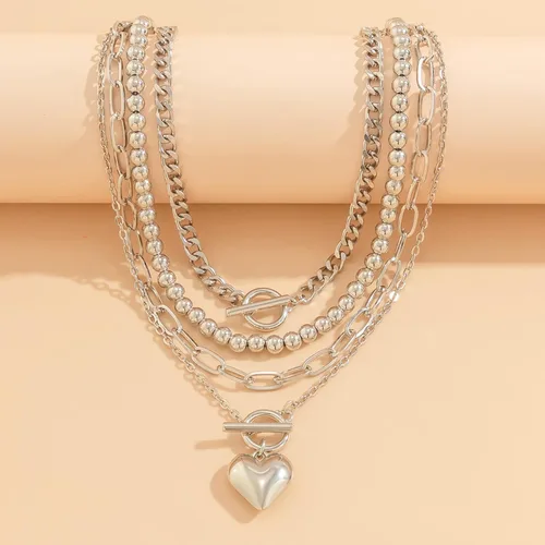 Miniatura 108 de Long tiantian Collares en capas para mujer, joyería occidental para mujer, collar de moneda apilable, collar de país, moderno, bohemio, verano