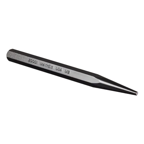 Miniatura 12 de Mayhew Tools 70003 Punzón sólido, 1/4", acabado de granallado