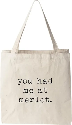 Miniatura 24 de Moonlight Makers 100% Cotton Canvas, Natural Tote Bag, Full-Color Tote, Funny Design - Beverage