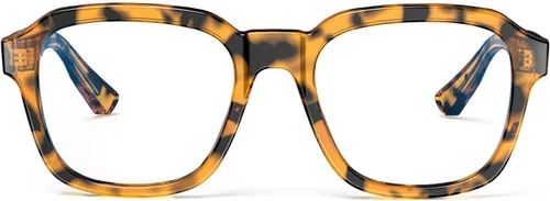 Miniatura 8 de VISOONE - Gafas de luz azul de moda con bloqueo de luz azul, anteojos cuadrados grandes para computadora para mujeres y hombres; Bennett